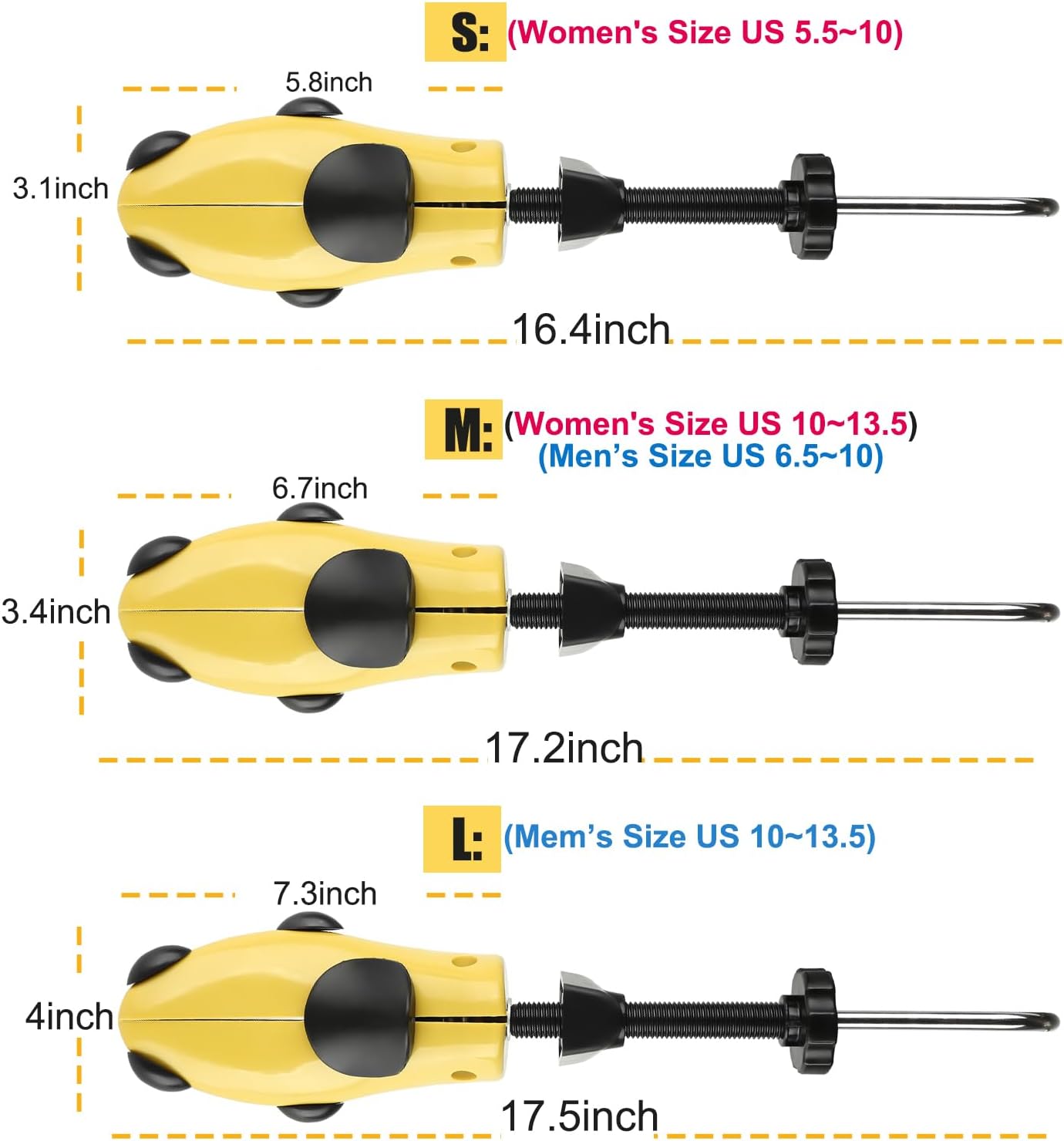 Cipőfeszítő, állítható, megszünteti a bőrkeményedéseket és a fájdalmat