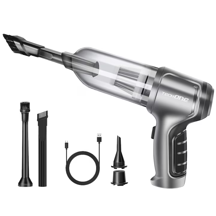 QuickClean 3.0 Vezeték nélküli hordozható porszívó, 15000 Pa, 120W, 2 sebességfokozat, HEPA szűrő